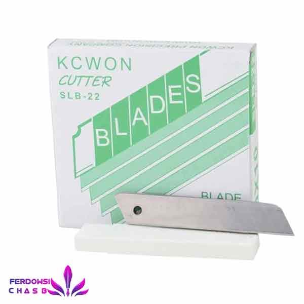 تیغ کاتر kcwon بزرگ ضخامت 5 میل بسته100 عددی — تصویر ۲