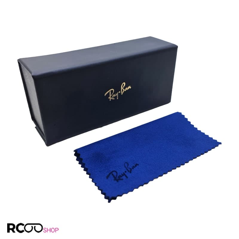 قاب عینک برند ری بن Ray-Ban مگنتی، مستطیلی و مشکی رنگ مدل 992039 — تصویر ۲