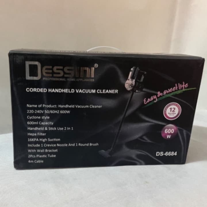 جاروبرقی مخزن‌دار 600 وات دسینی مدل DS-6684 — تصویر ۱۱