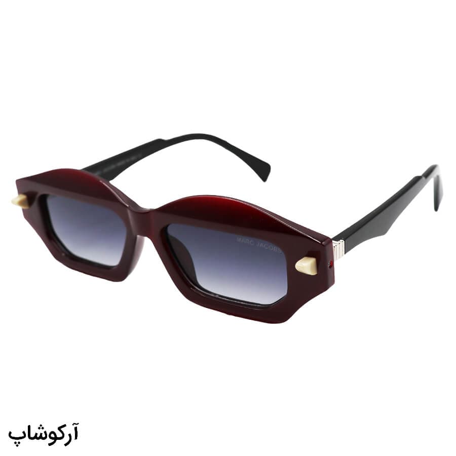عینک شب شفاف با فریم مستطیلی، دسته صورتی و لنز بی رنگ MARC JACOBS مدل SHAB405 — تصویر ۱۱