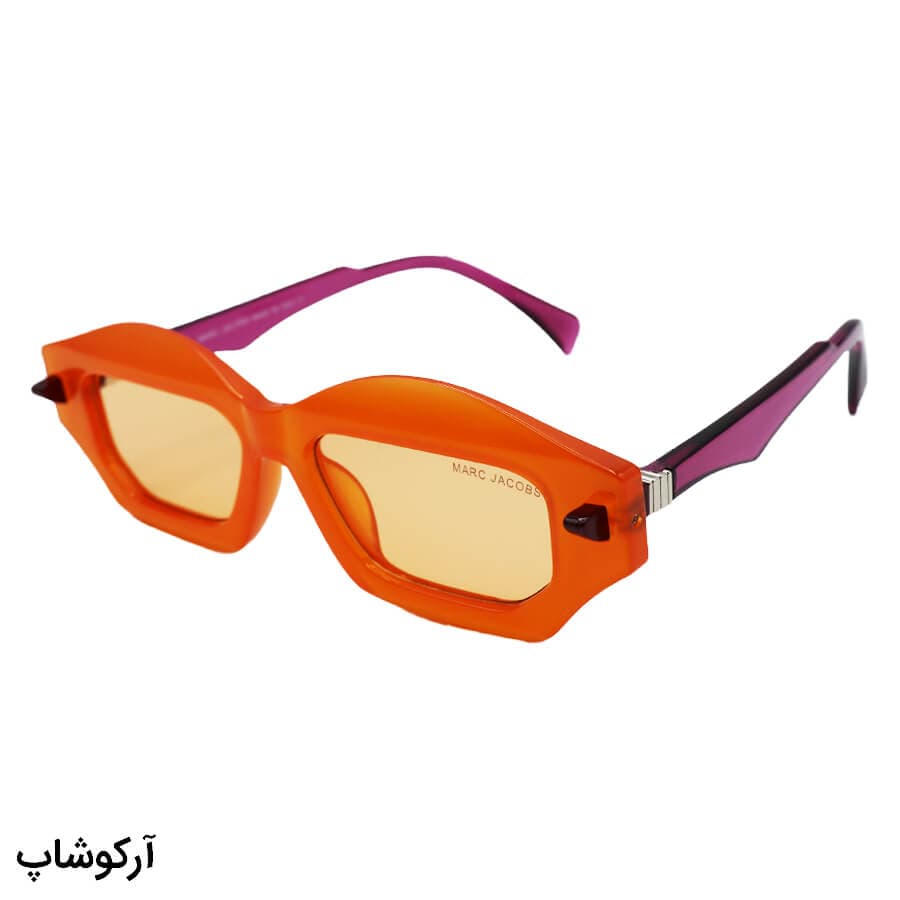 عینک شب شفاف با فریم مستطیلی، دسته صورتی و لنز بی رنگ MARC JACOBS مدل SHAB405 — تصویر ۶