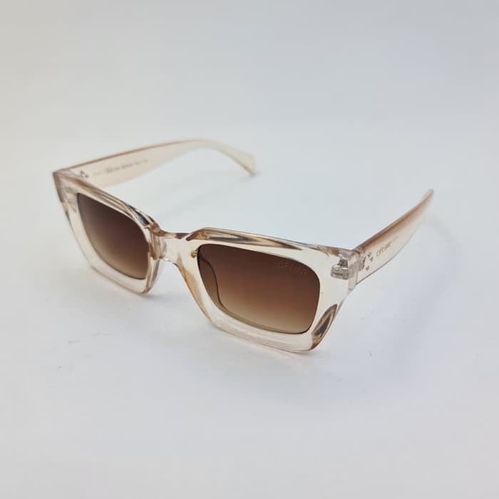 عینک آفتابی Celine با فریم عسلی شفاف و عدسی قهوه ای مدل 1735 — تصویر ۵
