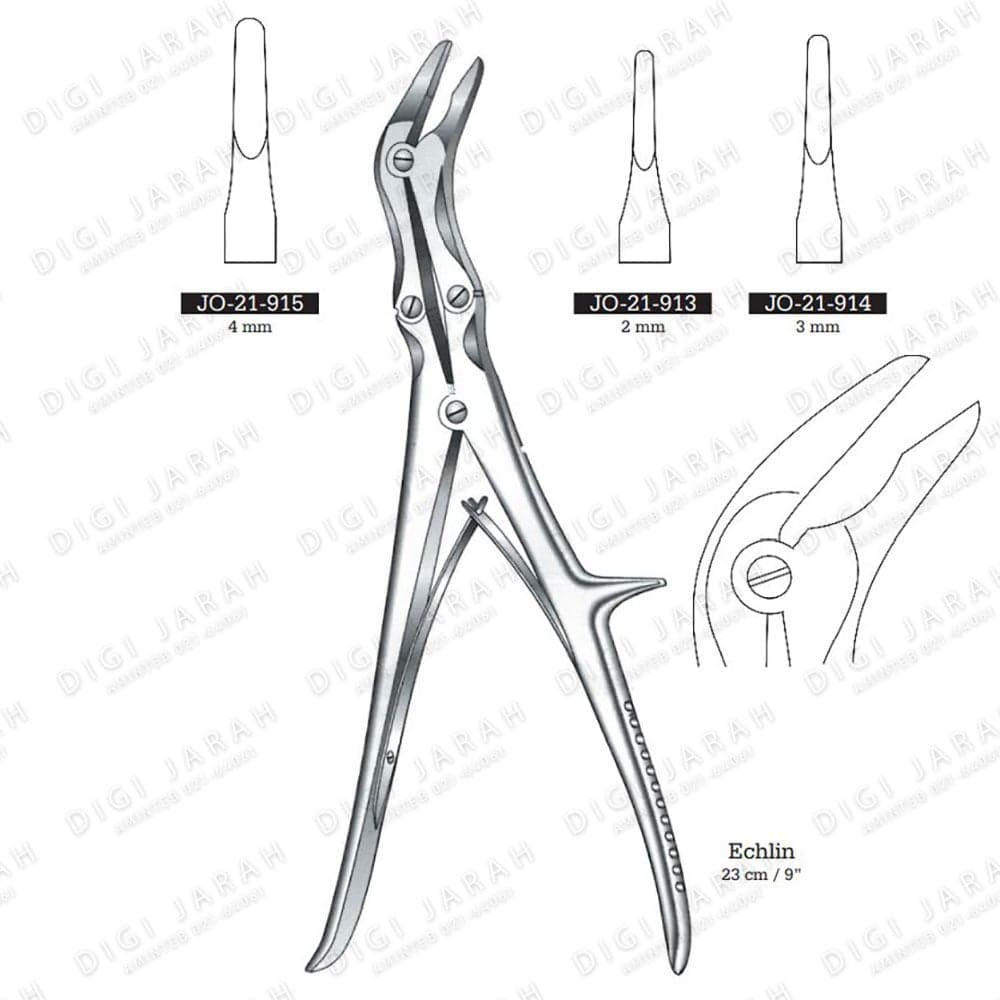 رانژور کلاغی دبل اکشن JO-21-915 surgicon 23cm 4mm