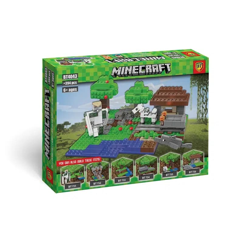 لگو ماینکرفت 394 قطعه مدل BT4043 ساختنی Minecraft — تصویر ۲