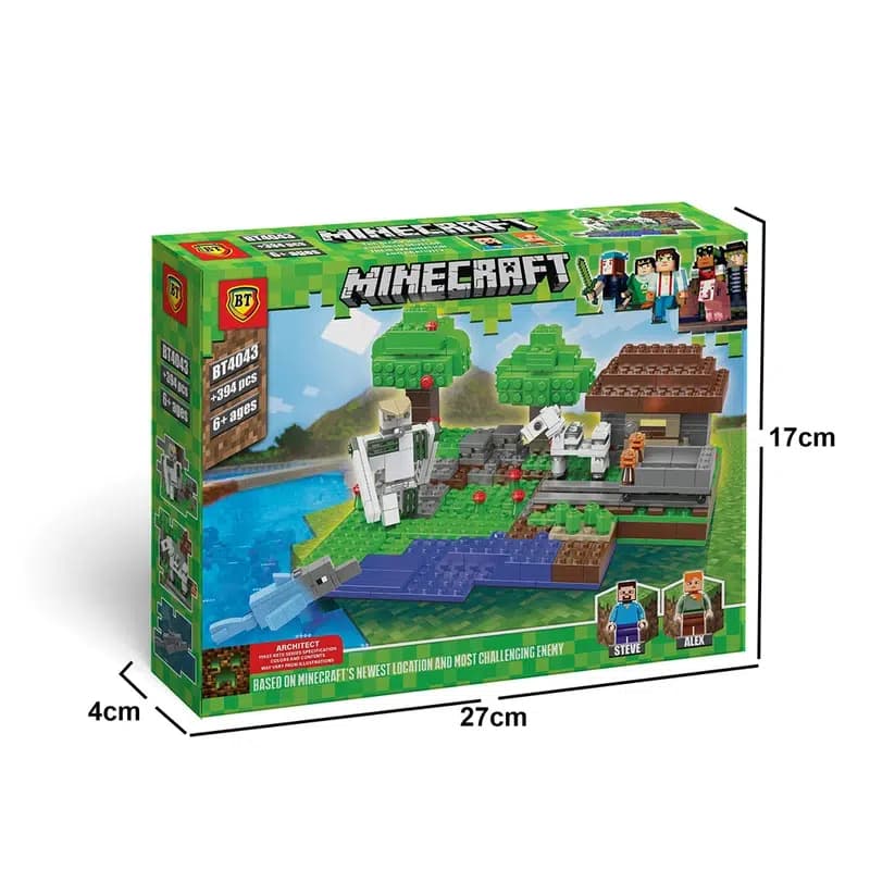 لگو ماینکرفت 394 قطعه مدل BT4043 ساختنی Minecraft — تصویر ۳