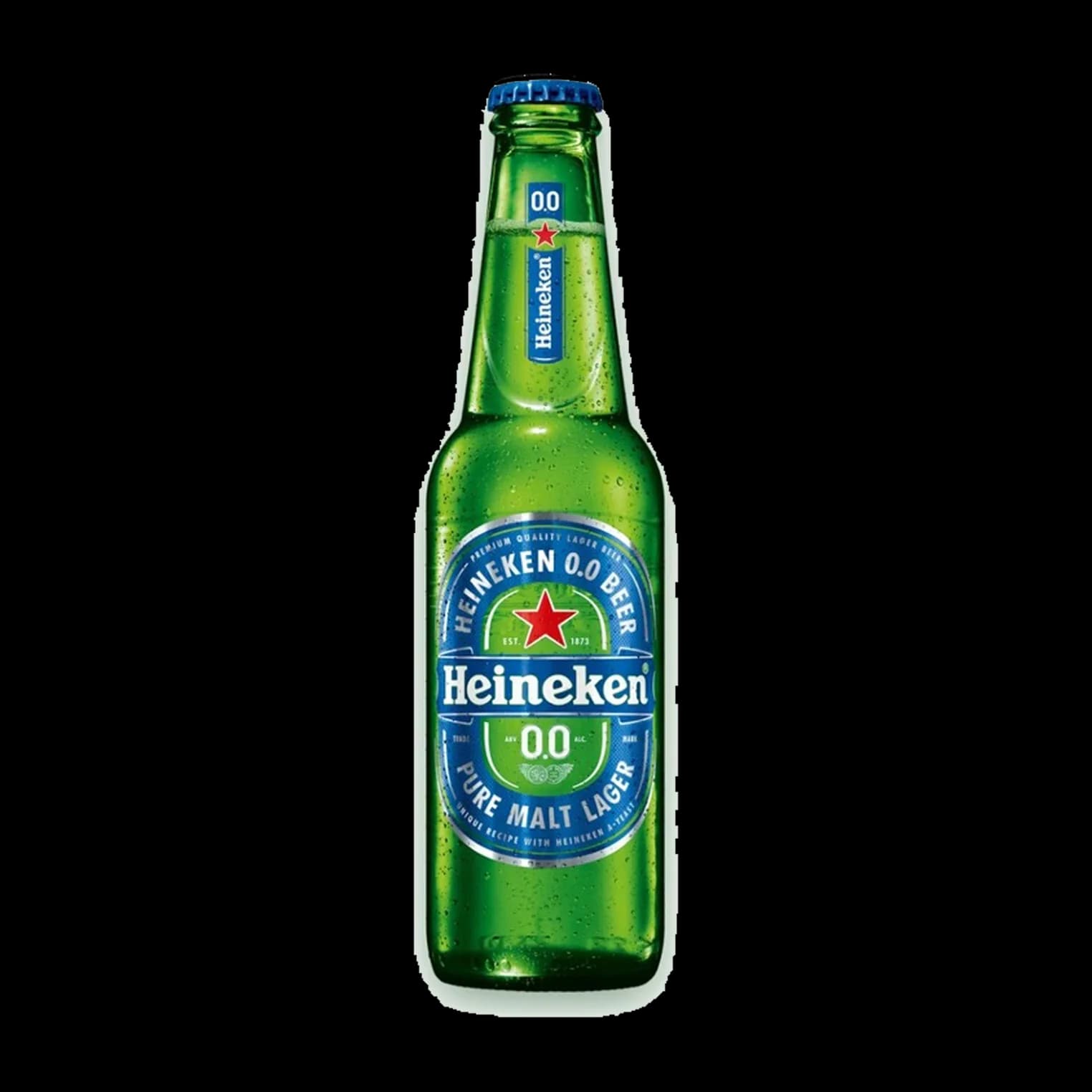 آبجو شیشه ای بدون الکل هینیکن Heineken non alcoholic beer