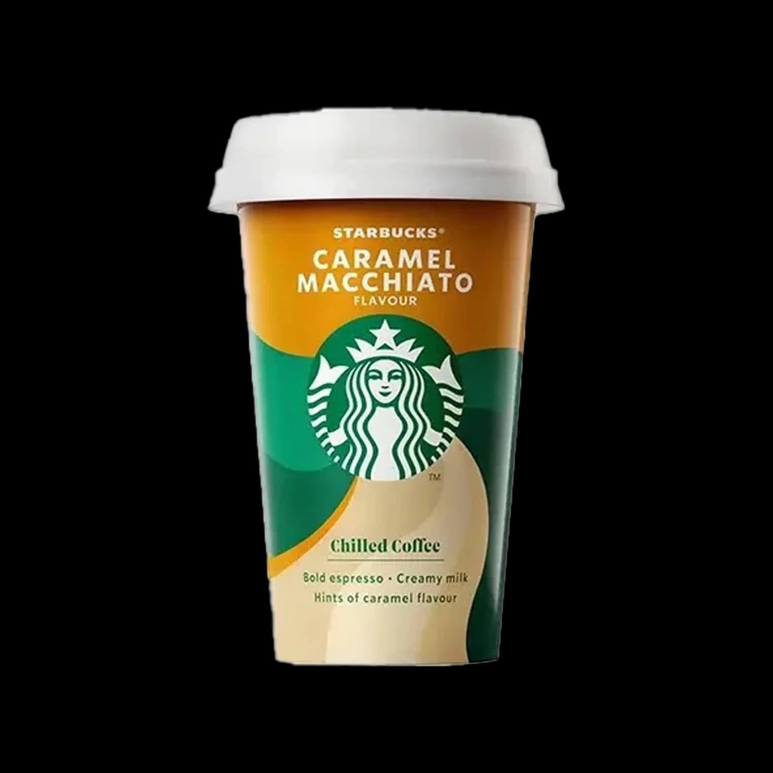 نوشیدنی آیس کافی استارباکس کارامل ماکیاتو Starbucks ice coffee caramel macchiato