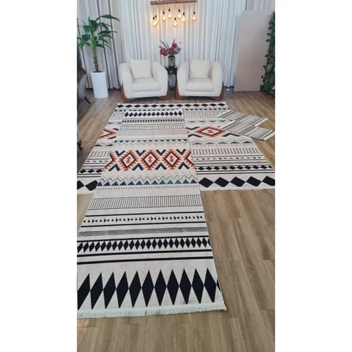 فرشینه مخمل ترک مینیمال مراکشی کد 224