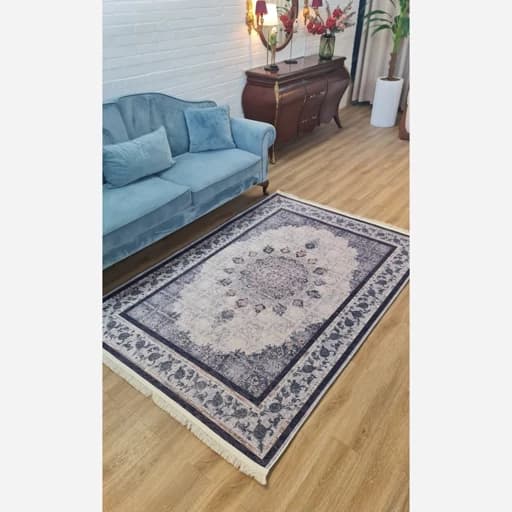 فرشینه مخمل ترک با لبه‌های ریشه‌دارنرم و ضد حساسیت کد L434 — تصویر ۴