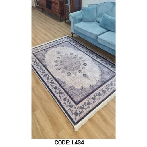 فرشینه مخمل ترک با لبه‌های ریشه‌دارنرم و ضد حساسیت کد L434 — تصویر ۳
