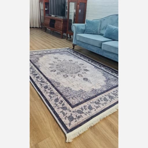 فرشینه مخمل ترک با لبه‌های ریشه‌دارنرم و ضد حساسیت کد L434 — تصویر ۶