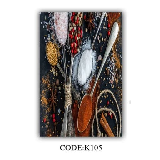 فرشینه آشپزخانه مخمل ترک طرح ادویه کد K105