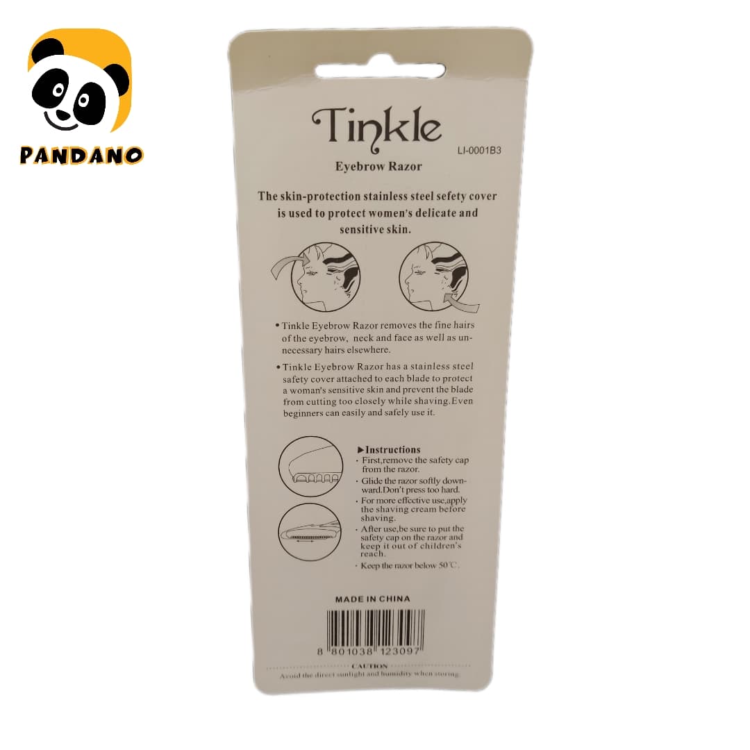 تیغ ابرو تینکل (Tinkle) بسته 3 عددی — تصویر ۳