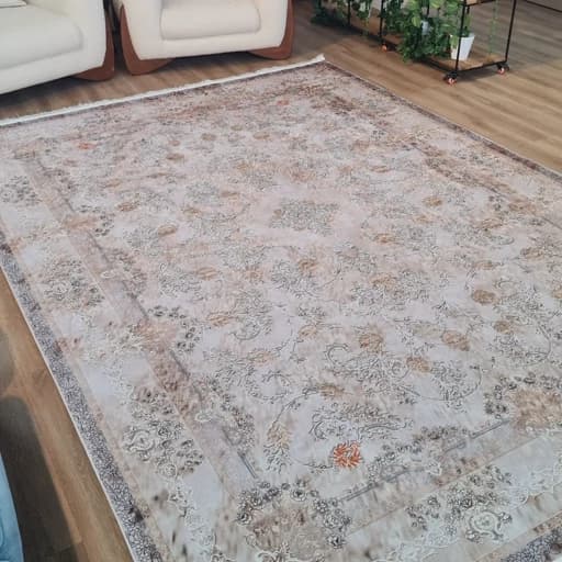 فرشینه مخمل هازان ترک طرح صبا کد L105 — تصویر ۲