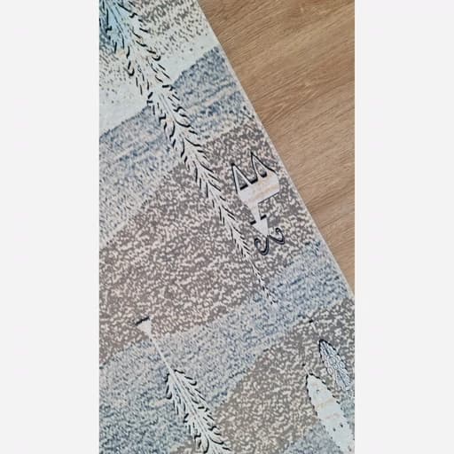 فرشینه مخمل ترک طرح سنتی L214 — تصویر ۳