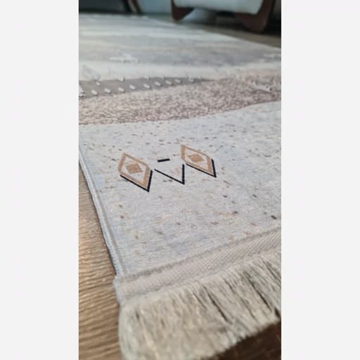 فرشینه مخمل ترک طرح سنتی L214 — تصویر ۲
