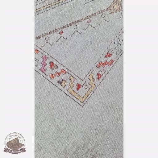 فرشینه راهرویی |جنس رویه مخمل هازان ترک| کد m126 زیره کار ضدلغزش (ابعاد دلخواه) — تصویر ۶