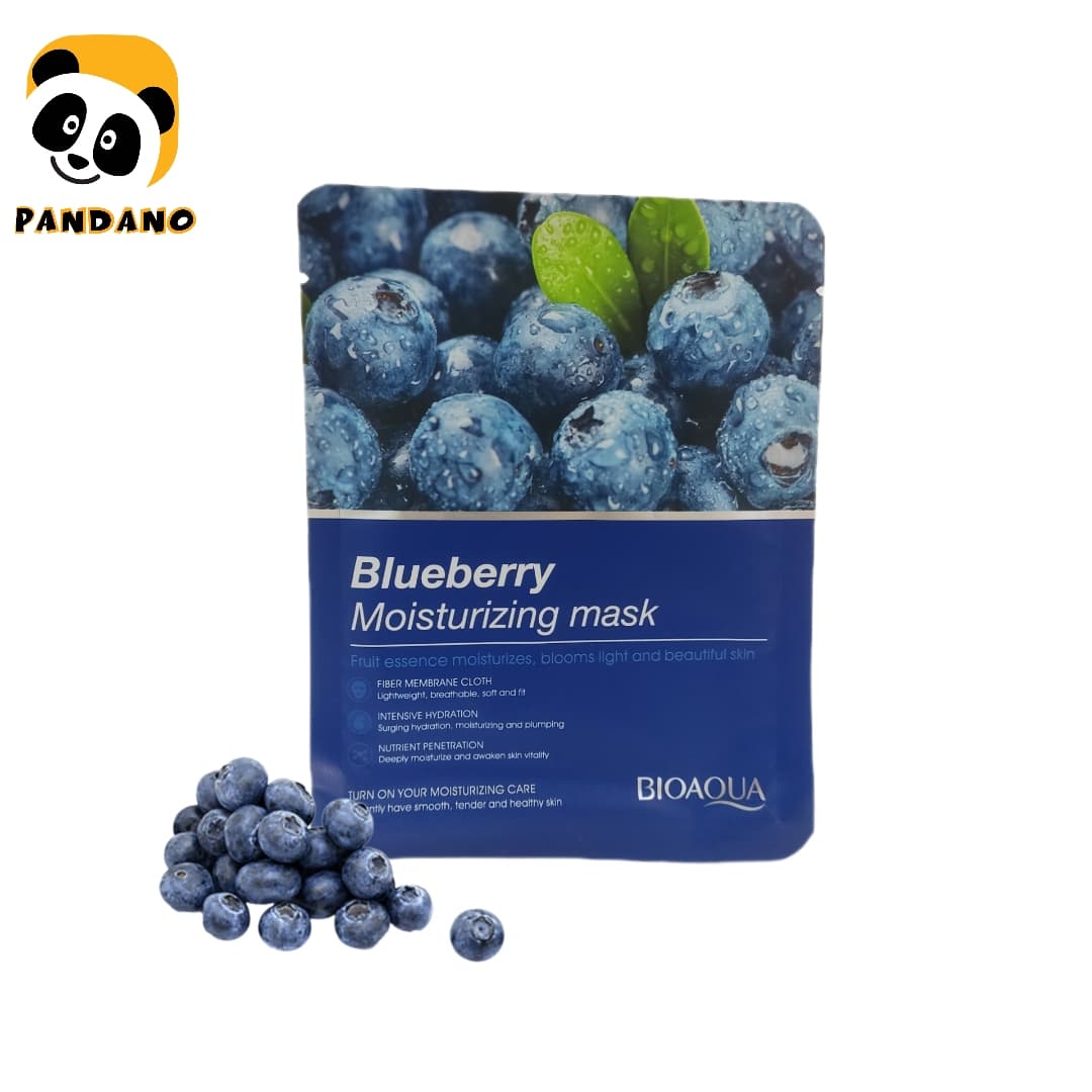 ماسک ورقه ای آبرسان بلوبری بیوآکوا (BIOAQUA)
