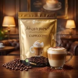 کاپوچینو کلاسیک پاکت 20 عددی بدون شکر شیرین شده با استویا پپتینا — تصویر ۲