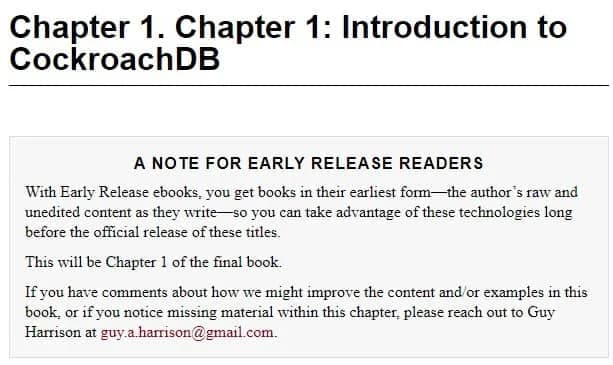 کتاب CockroachDB The Definitive Guide — تصویر ۳