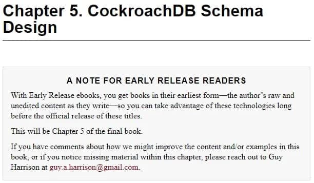 کتاب CockroachDB The Definitive Guide — تصویر ۵
