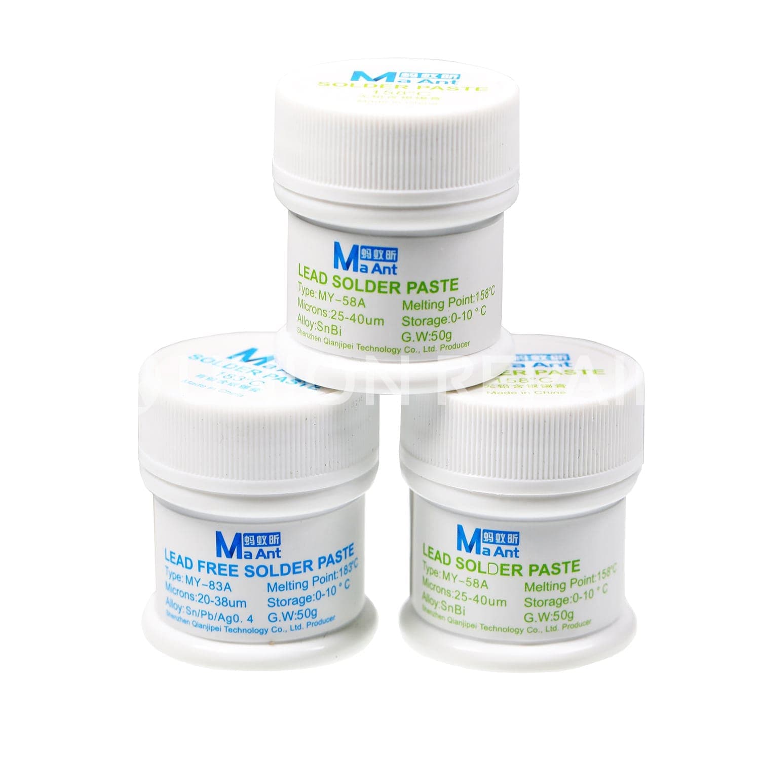 خمیر قلع دمای ذوب ۱۸۳ درجه Ma Ant