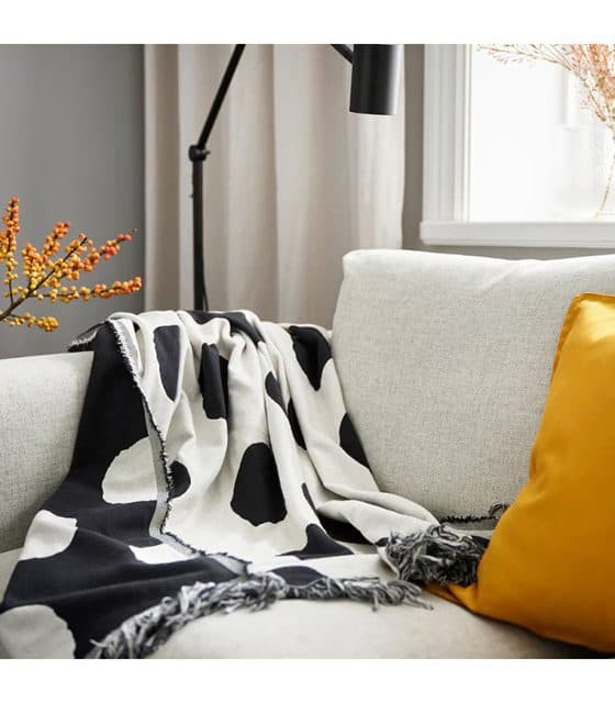 پتو و رو انداز ایکیا مدل IKEA-KLYNNETÅG سایز 130×170 — تصویر ۲