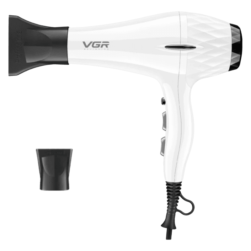 سشوار حرفه ای VGR V-413 | موتور AC و توان 2200 وات با باد سرد و متمرکزکننده