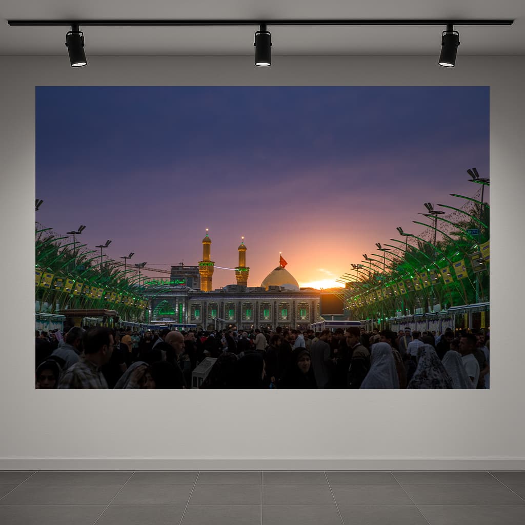 تابلو مذهبی مدل حرم امام حسین«ع» کد AR3059858