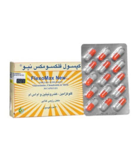 کپسول فلکسو مکس نیو شرکت بهار پایا 30 عددی — تصویر ۲