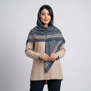 روسری زنانه مدل گل‌دار