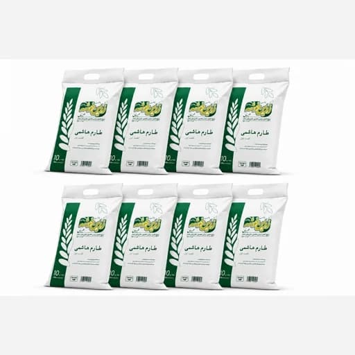 برنج طارم هاشمی زرین خوشه طبرستان (ناریوران) - 80 کیلوگرم ارسال رایگان