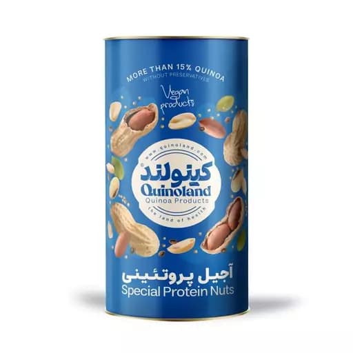 آجیل پروتینی کینوا قوطی 250 گرمی