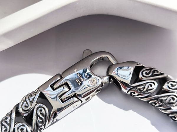 دستبند گنگ مردانه قفل کشابی — تصویر ۶