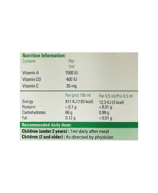قطره تقویتی کودکان کیدز پلاس ویتان 30 میلی لیتر — تصویر ۲