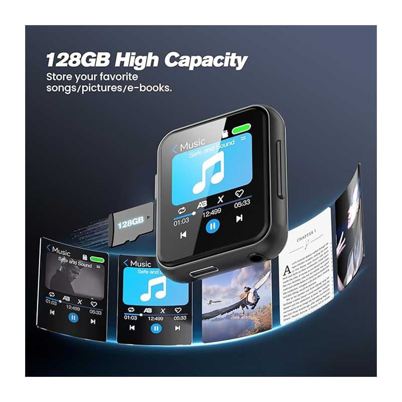 موزیک پلیر (MP3) ۱۲۸ گیگابایتی مدل M01 برند BMDSAE — تصویر ۸