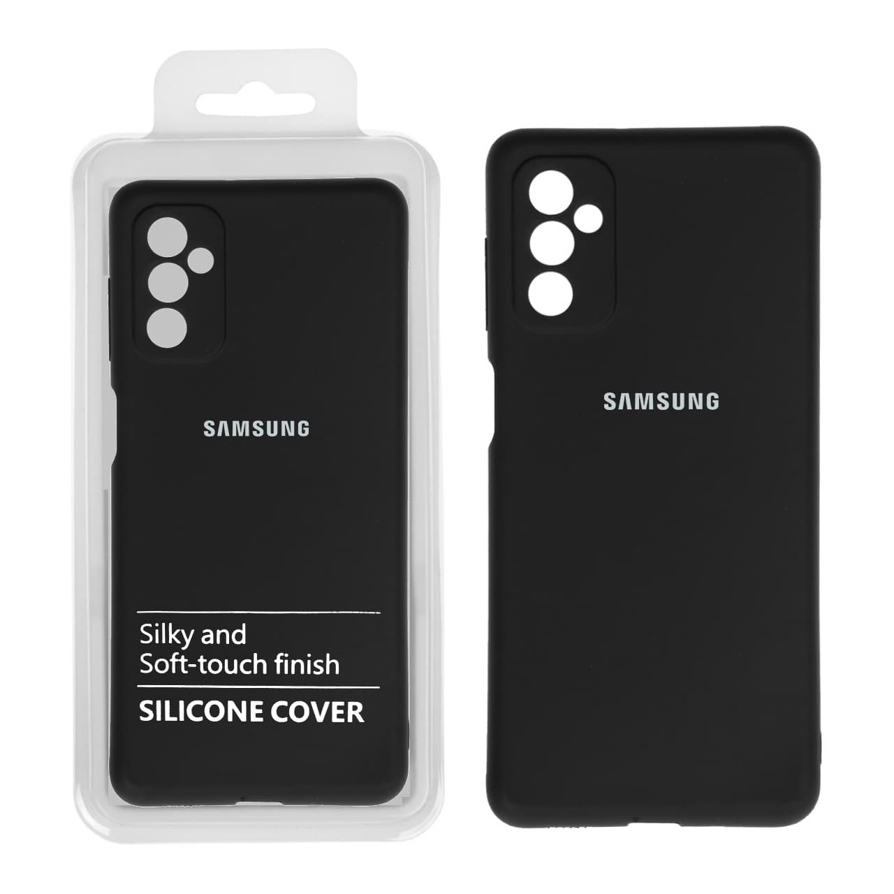 قاب نیو سیلیکون محافظ لنزدار RFF مدل Samsung M52 مشکی (پک دار)