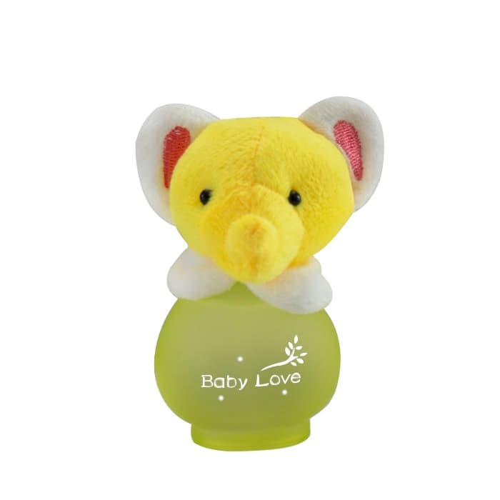 ادکلن بچگانه عروسکی Baby love مدل فیل زرد