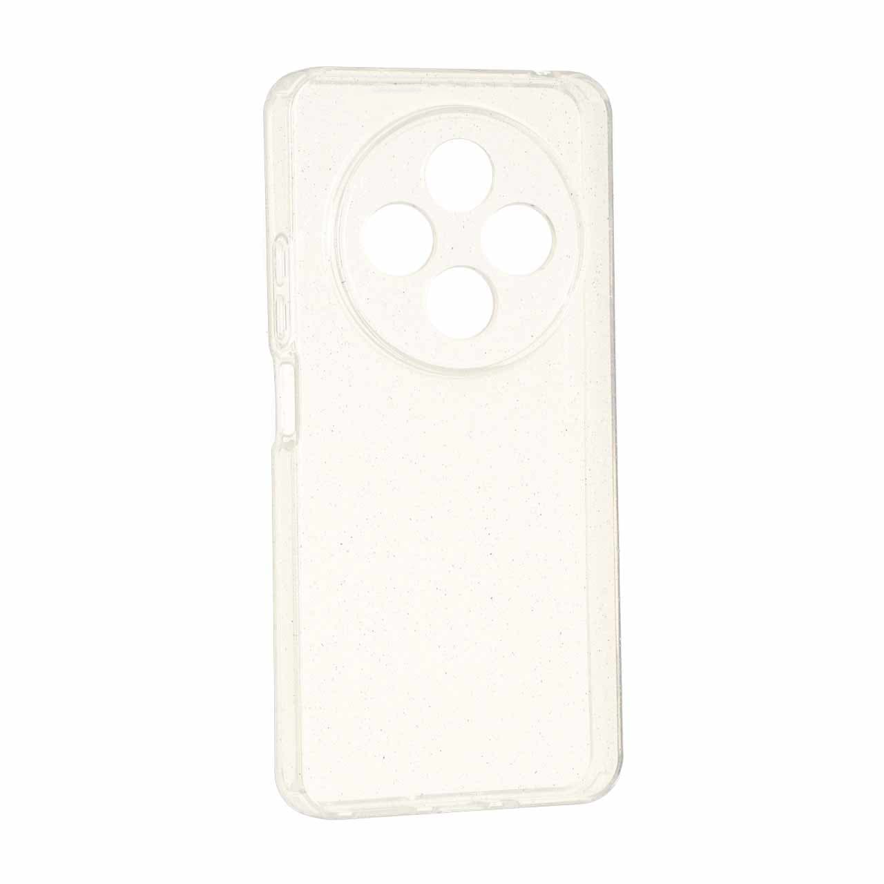 قاب ژله ای شفاف شاین اکلیلی محافظ لنزدار Xiaomi Redmi 14C / Redmi A3 Pro / Redmi A4 / Poco C75