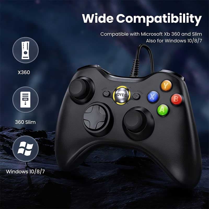 دسته بازی xbox360 و کامپیوتر VOYEE — تصویر ۶