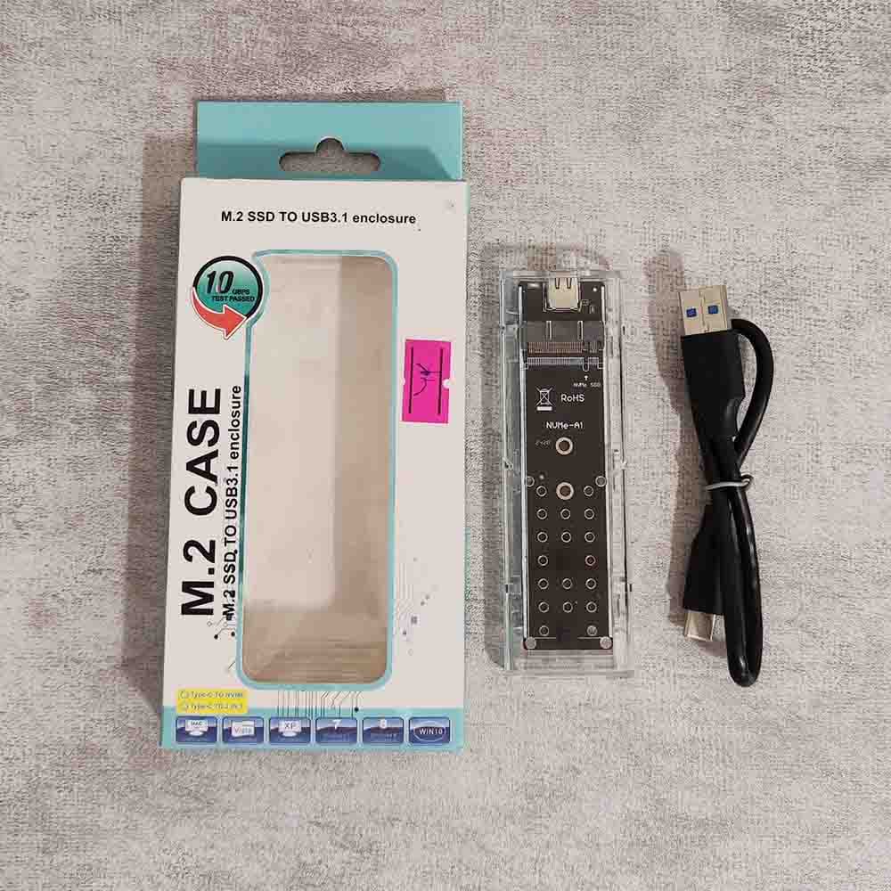 قاب اکسترنال هارد M.2 NVME USB 3.1 — تصویر ۴