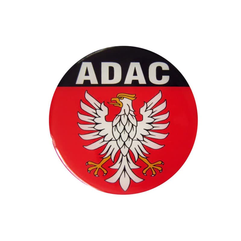 برچسب گرد خودرو طرح عقاب ADAC کد 6044