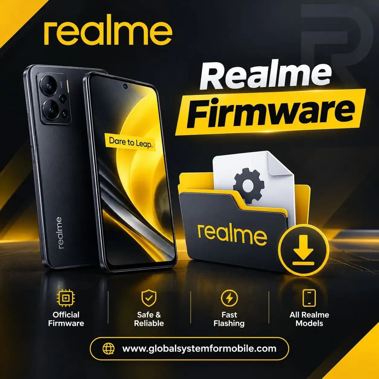 فایل فلش Realme C61 #Rmx3930 | صد در صد تست شده و تضمینی