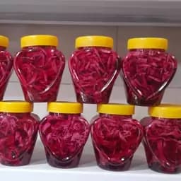 ترشی کلم قرمز باترکیب فلفل تند،خونگی،خوشمزه(720)گرم — تصویر ۲