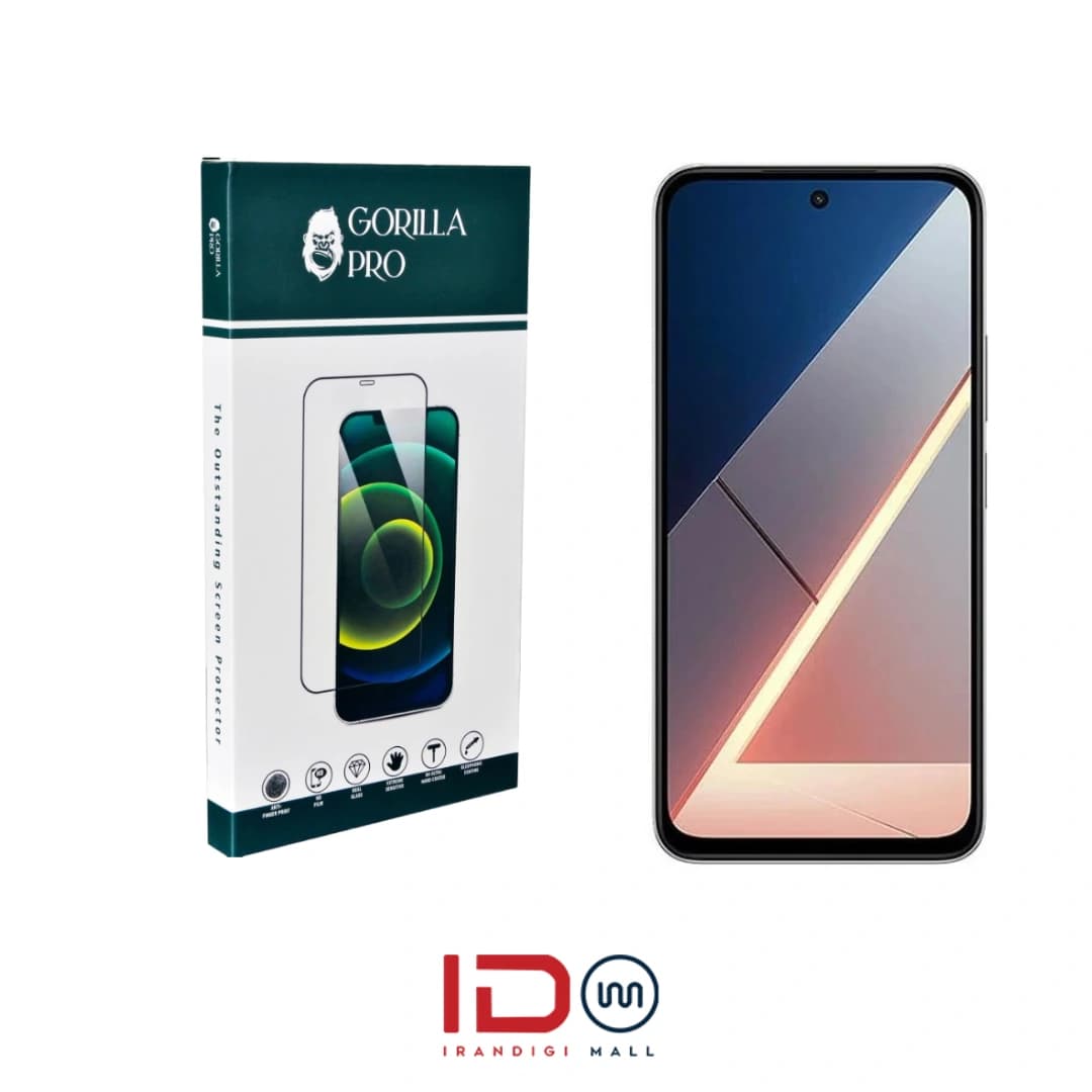 گلس و محافظ هیدروژلی (شفاف) بدنه و نمایشگر گوشی شیائومی مدل Poco M7 4G