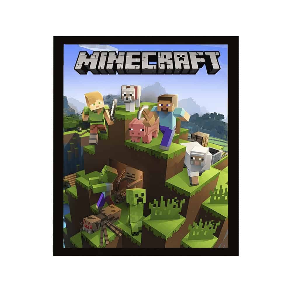 تابلو گیمینگ 35×45 طرح – Mincraft 1