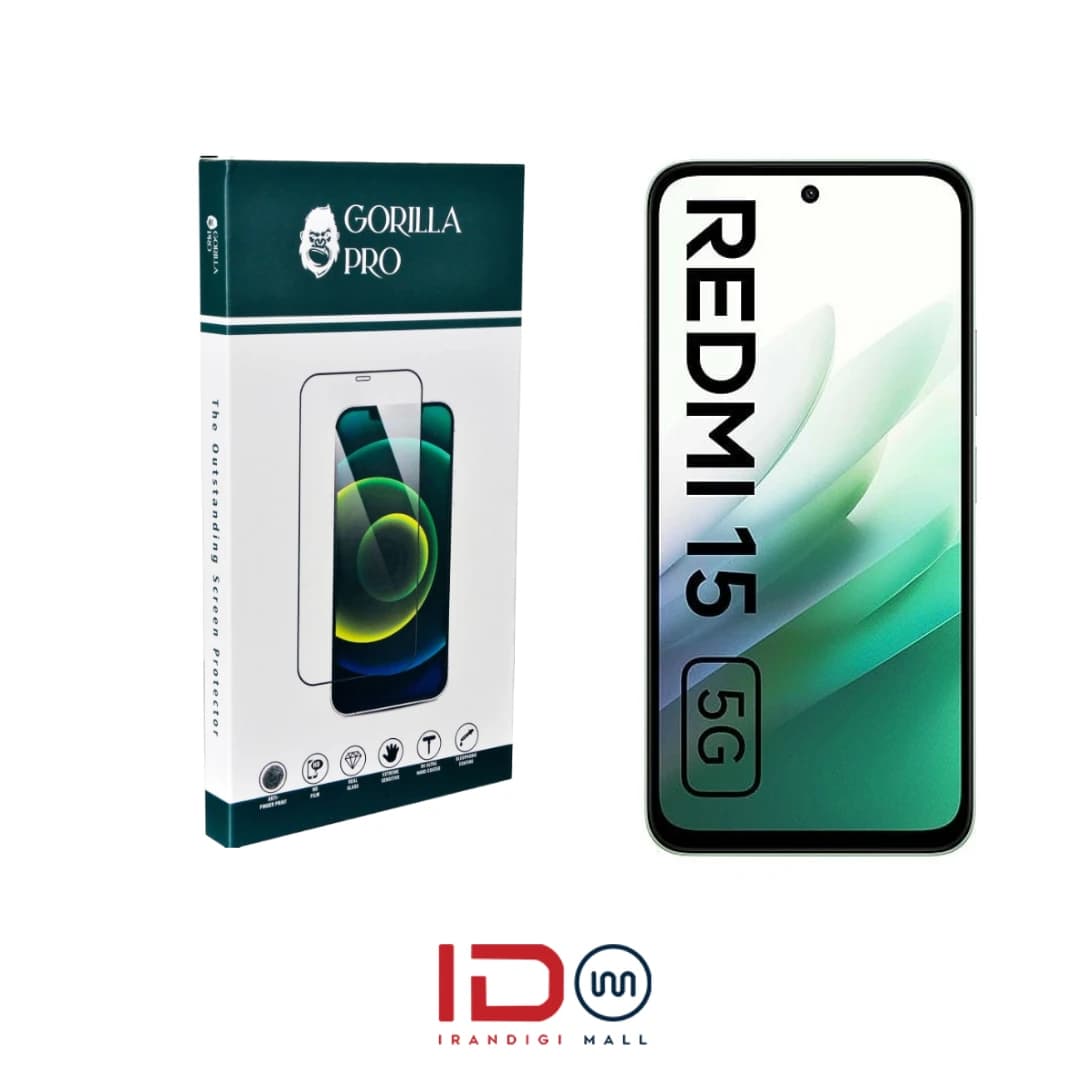 گلس و محافظ هیدروژلی (مات) بدنه گوشی شیائومی مدل Redmi 15 5G — تصویر ۲