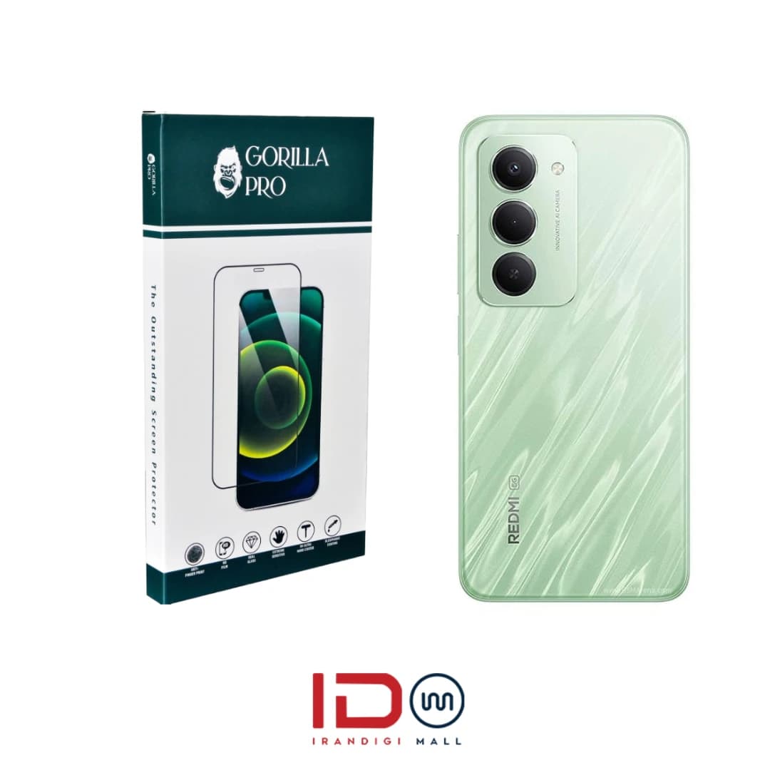 گلس و محافظ هیدروژلی (شفاف) بدنه گوشی شیائومی مدل Redmi 15 5G