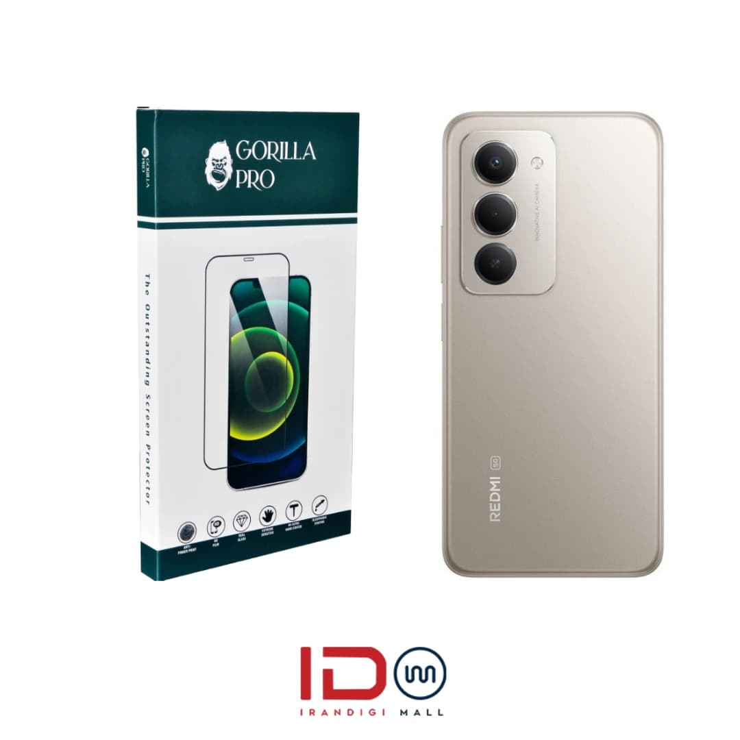 گلس و محافظ هیدروژلی (شفاف) بدنه گوشی شیائومی مدل Redmi 15 4G