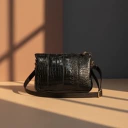 کیف دوشی چرم طبیعی دخترانه و زنانه کد 2040 چرم گاوی — تصویر ۲